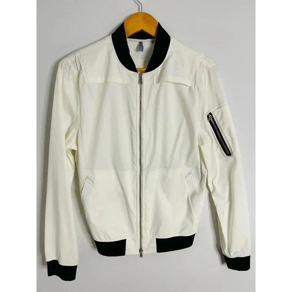 EFM  Engineered For Motion bomber jacket size M White - Picture 2 of 11